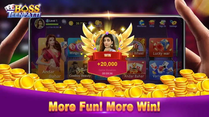 Boss Teenpatti android App screenshot 1